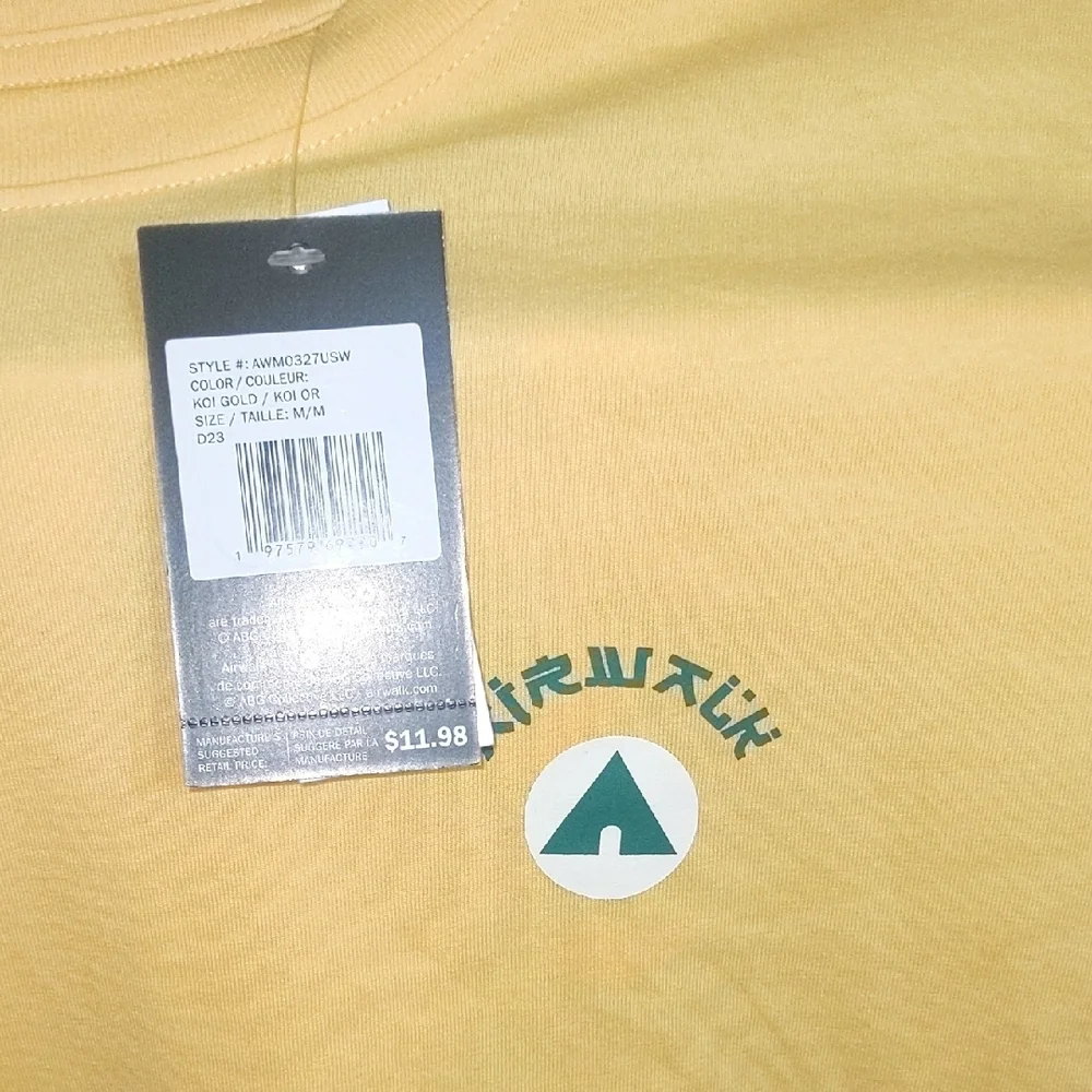 Airwalk Golden Yellow Short Sleeve Tee - Picture 3 of 4